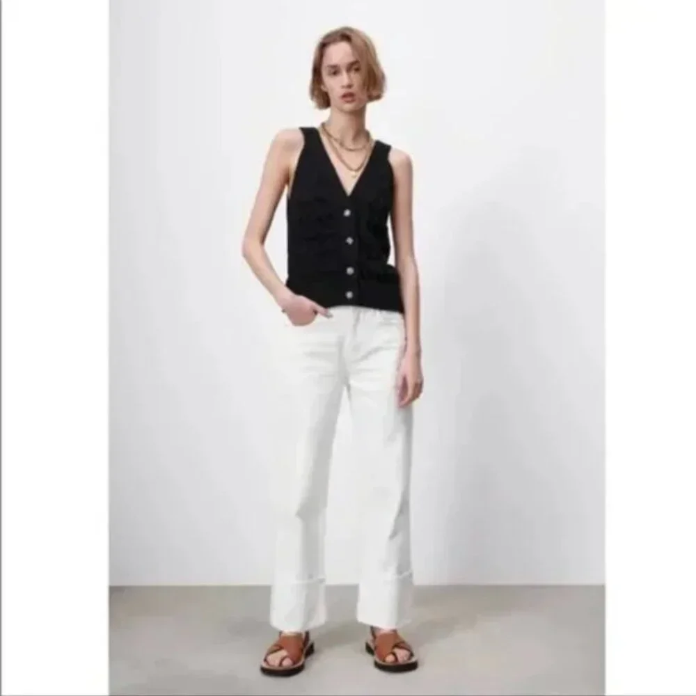 Zara Cable Knit Vest M - Picture 8 of 10